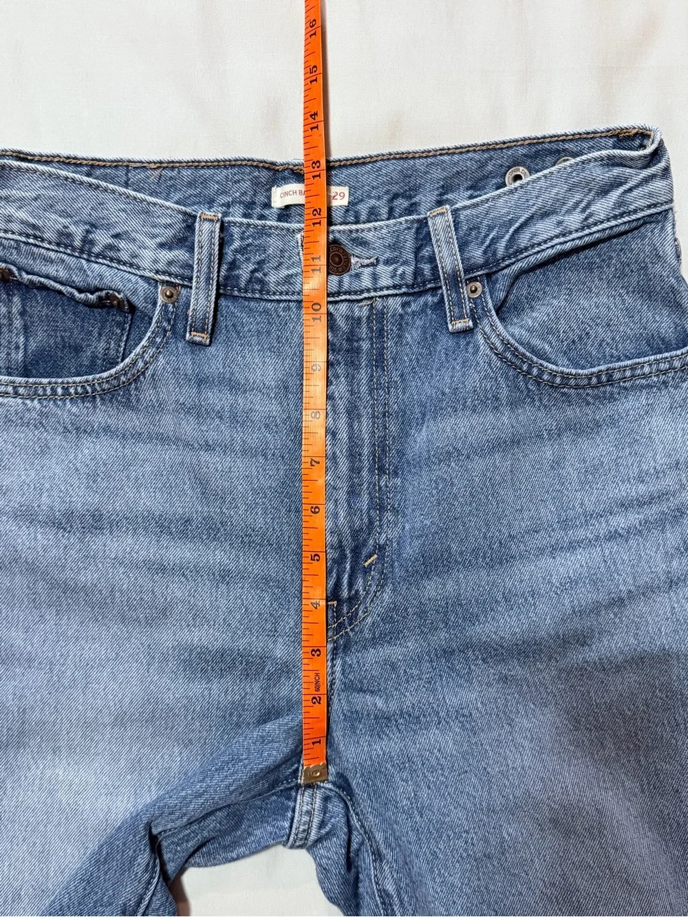 Levi's Cinch Barrel‎ Medium Wash Women's Denim Jeans Size 29 100% Cotton